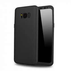 Samsung Galaxy S8 Plus TPU Full Cover Hybrid Case (Black)